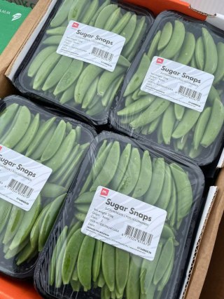 Sugar Snaps, Groszek cukrowy 12 opak po 250g (karton- 3kg)
